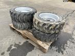 Complete wheels 27x8.50-15 for skid steer loader 1