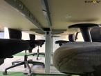 Conference table with 6 chairs and screen 14