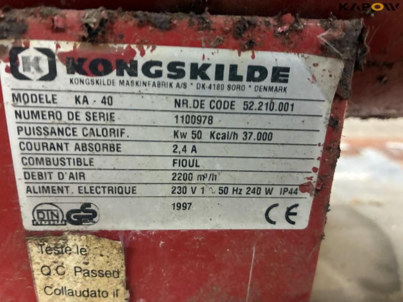 Kongskilde KA 40 oil heater fan 16