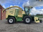 Krone Big X forager with pickup and 12 row corn header 4