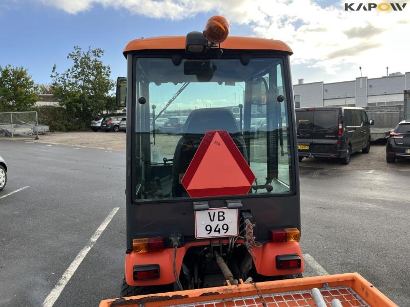 Kubota BX 2350 compact tractor with sweeper and salt spreader 21