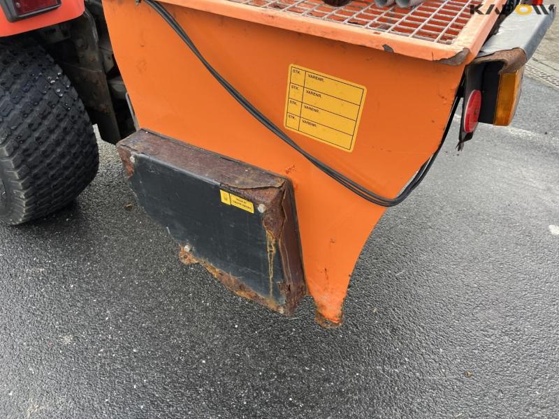 Kubota BX 2350 compact tractor with sweeper and salt spreader 22