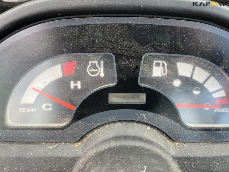 Kubota BX 2350 compact tractor with sweeper and salt spreader 26