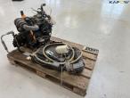 Kubota engine with cooler and hydraulic pump 5
