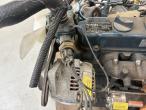 Kubota engine with cooler and hydraulic pump 12