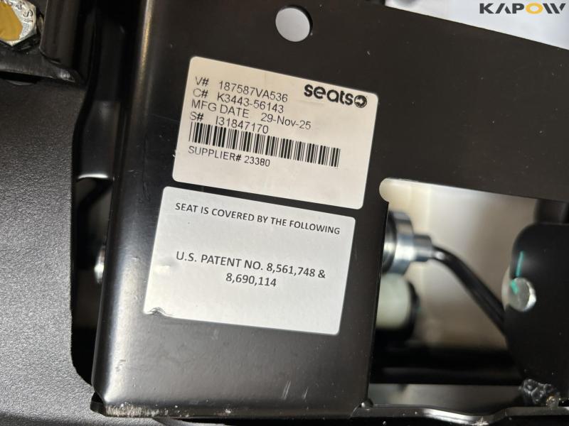 Kubota seat with armrests - new 19