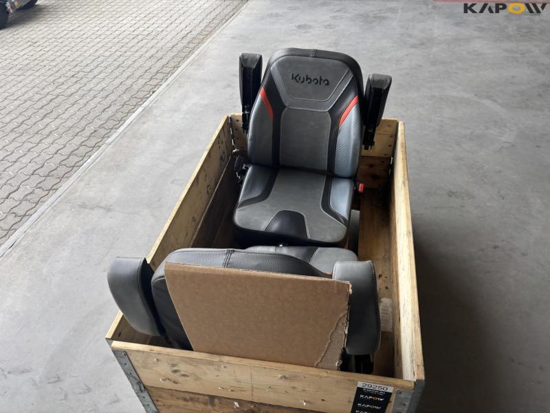 Kubota seats with armrests 2 pieces - new 2