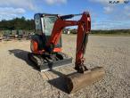 Kubota U27-4 mini excavator with grader bucket 3