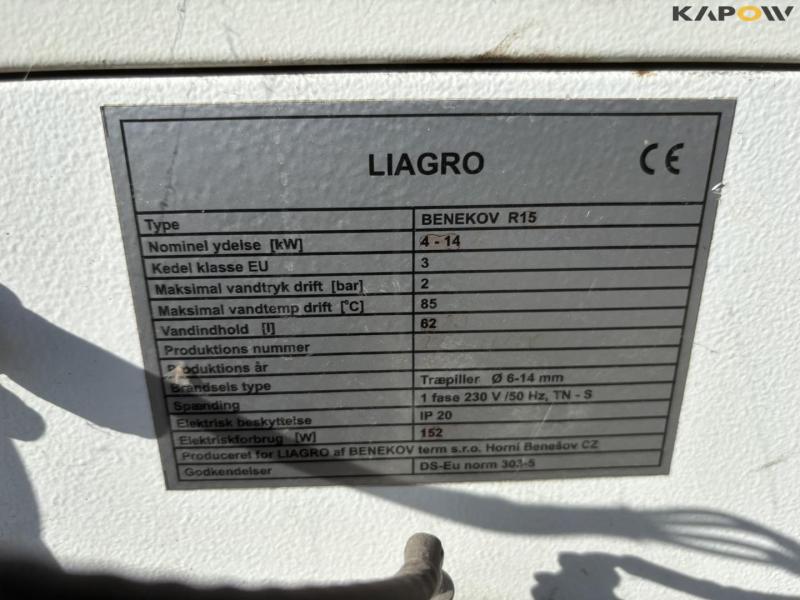 Liagro Benekov R15 wood pellet stove 16
