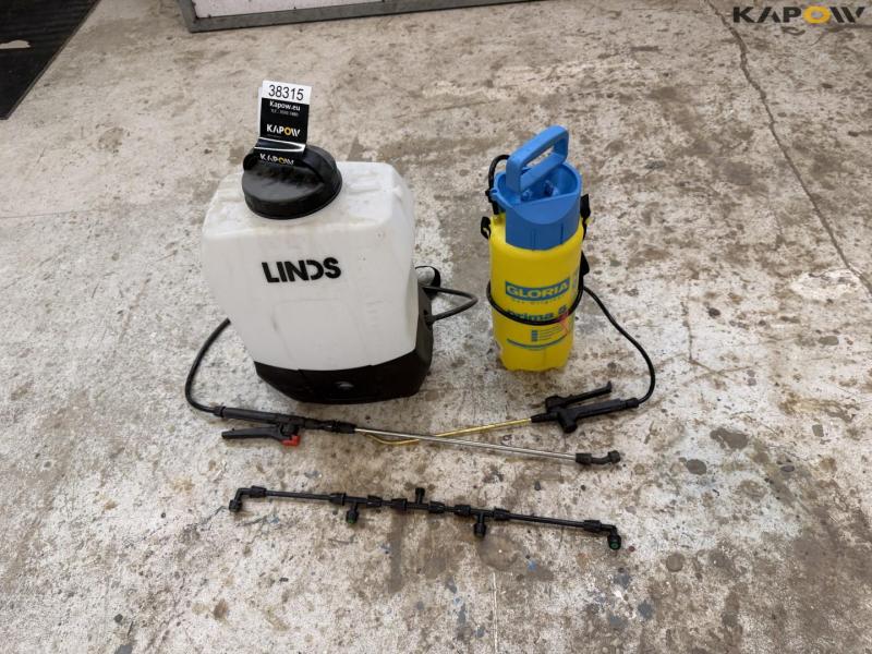 Linds backpack sprayer and pump sprayer 2