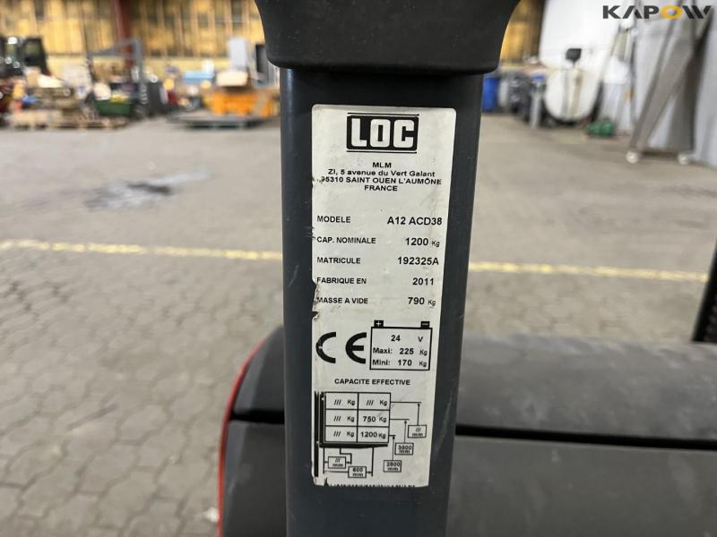 LOC A12 electric forklift 14