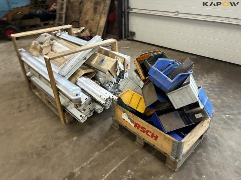 Fluorescent tubes, fixtures and storage boxes 6