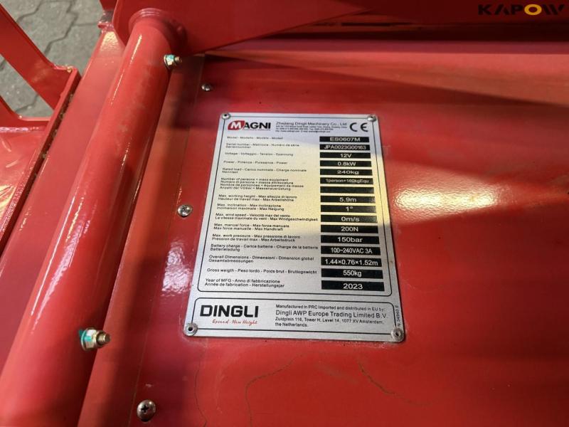 Magni ES0607M scissor lift 23