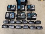 Makita radio, batteries and charger 2