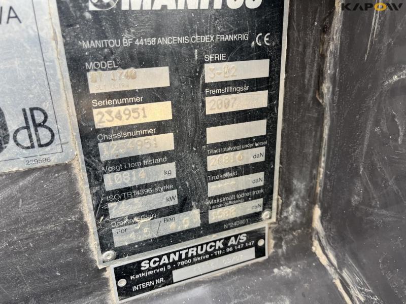 Manitou MT1740 SL telescopic handler 41