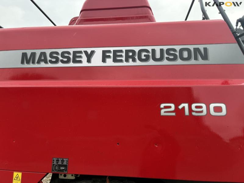 Massey Ferguson 2190 baler with trailer 6