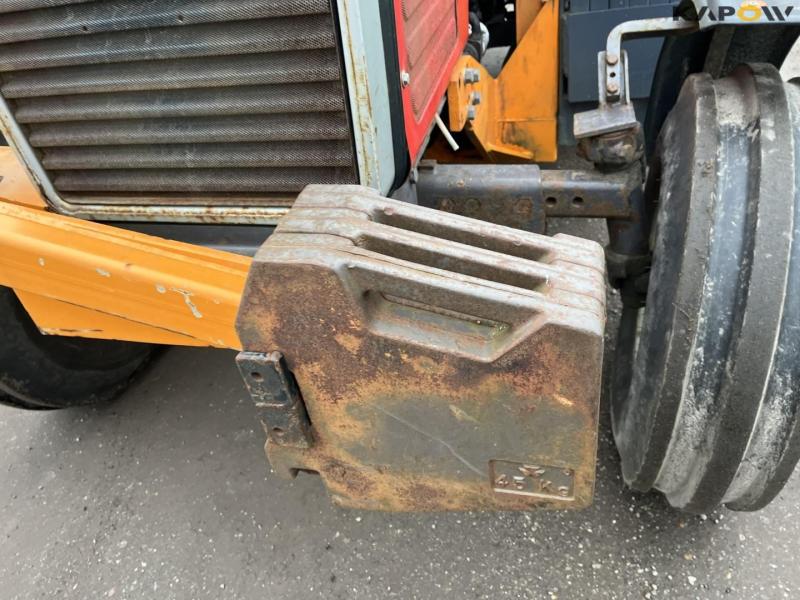 Massey Ferguson 390 tractor with arm mower 16