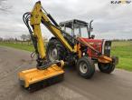 Massey Ferguson 390 tractor with arm mower 3