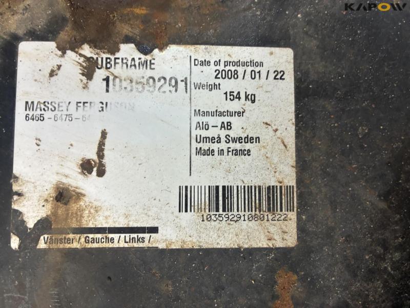 Massey Ferguson 6465/6475/6480 front loader frame 8