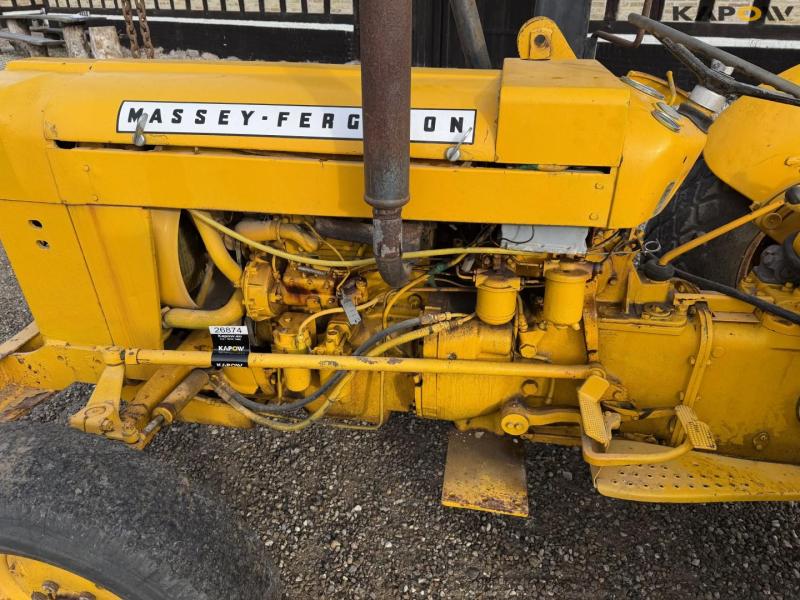 Massey Ferguson tractor with crane 9
