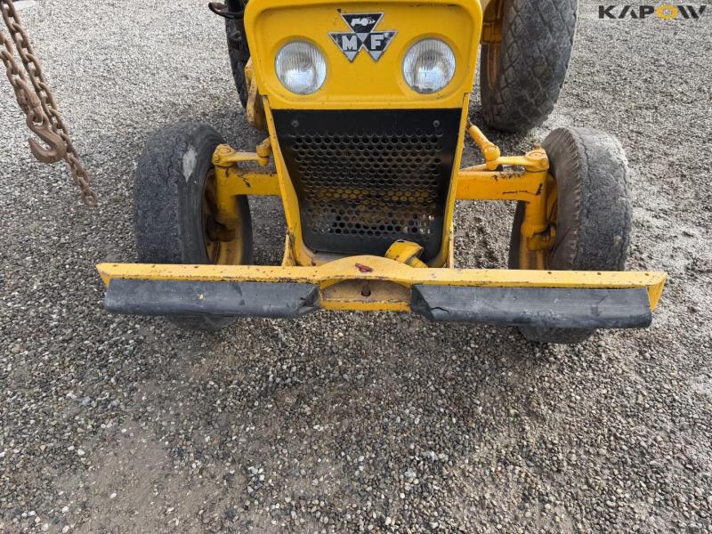 Massey Ferguson tractor with crane 16