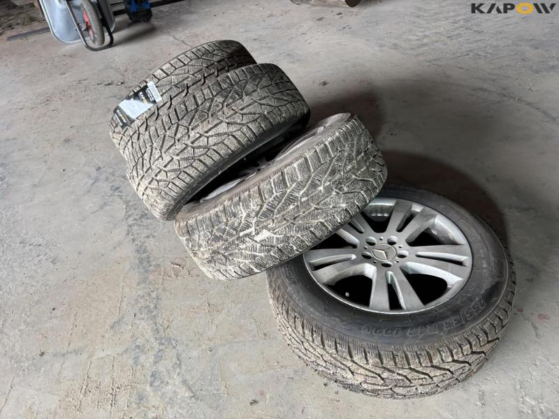 Mercedes alloy wheels with winter tires 5