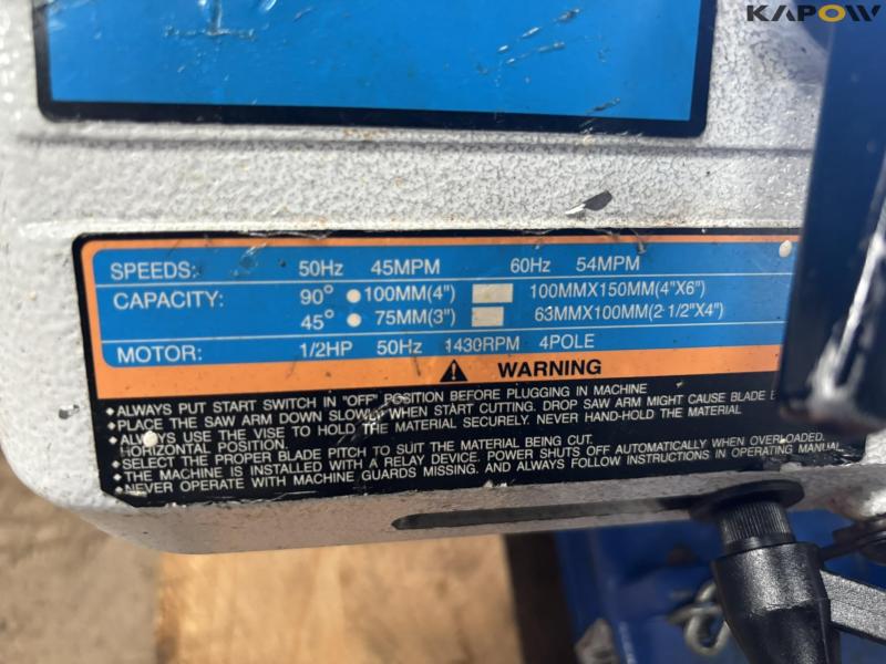 Metal circular saw and band saw 14