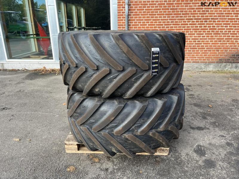 Michelin XeoBib 600/660-R30 complete wheels 2