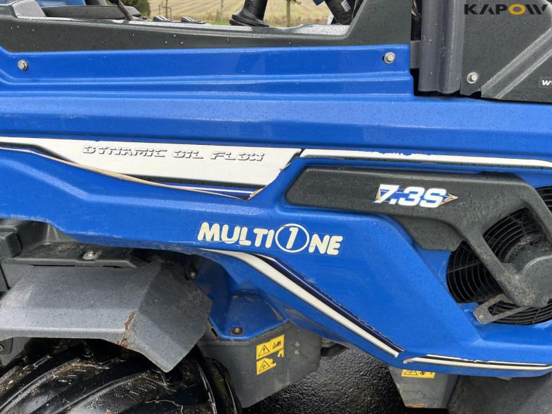 Multione 7.3S skid steer loader with bucket and pallet forks 16