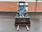 Multione 7.3S skid steer loader with bucket and pallet forks 2