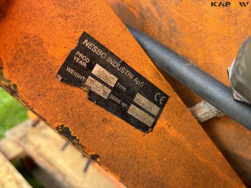 Nesbo PS 1500 snow plow with A-frame 10
