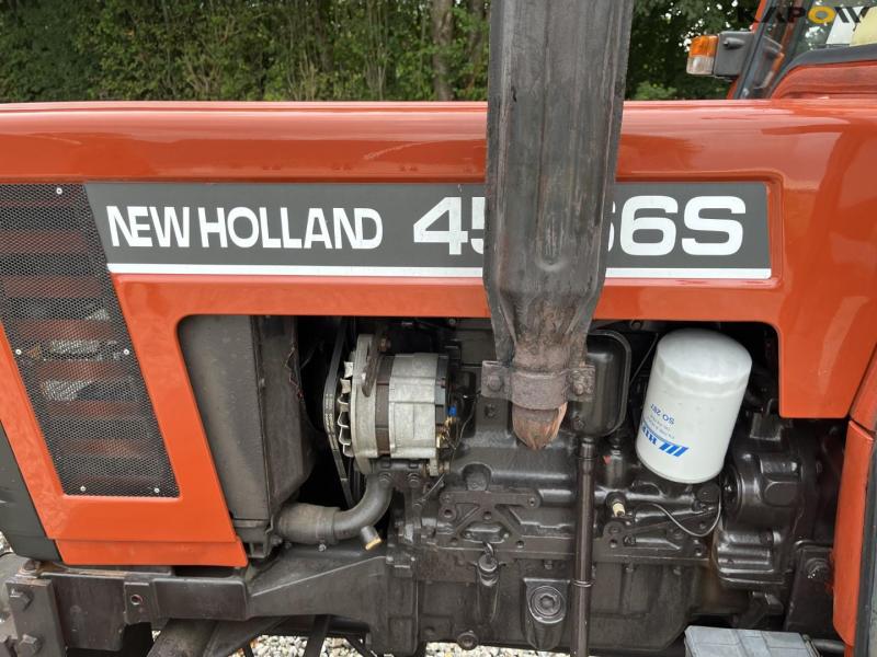 New Holland 45-66S compact tractor with sweeper and salt spreader 11
