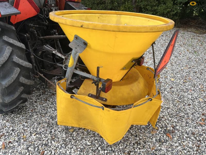 New Holland 45-66S compact tractor with sweeper and salt spreader 47