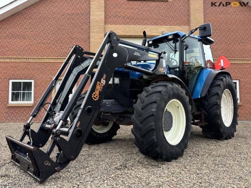 New Holland 8560 tractor with Hauer P-O-M S150 front loader 1