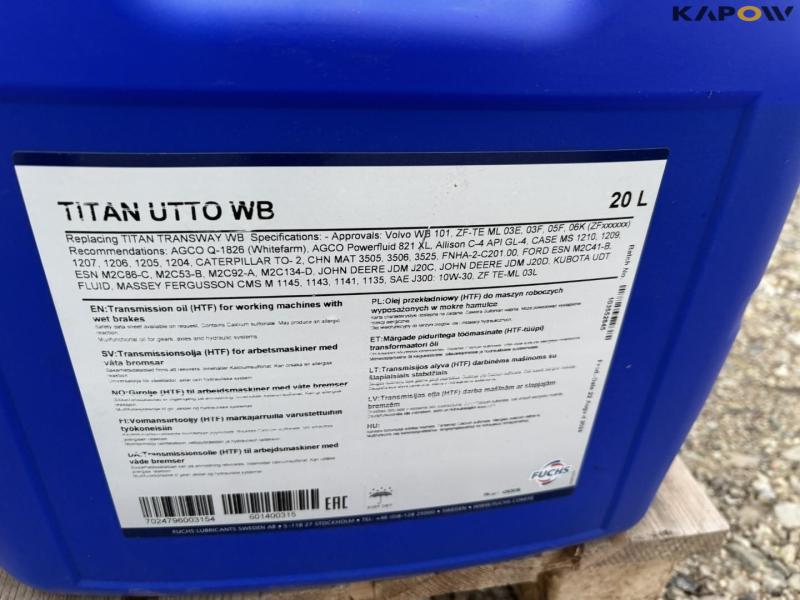 Vultrex grease, Titan Utto WB and Hydraway HMA 46 9