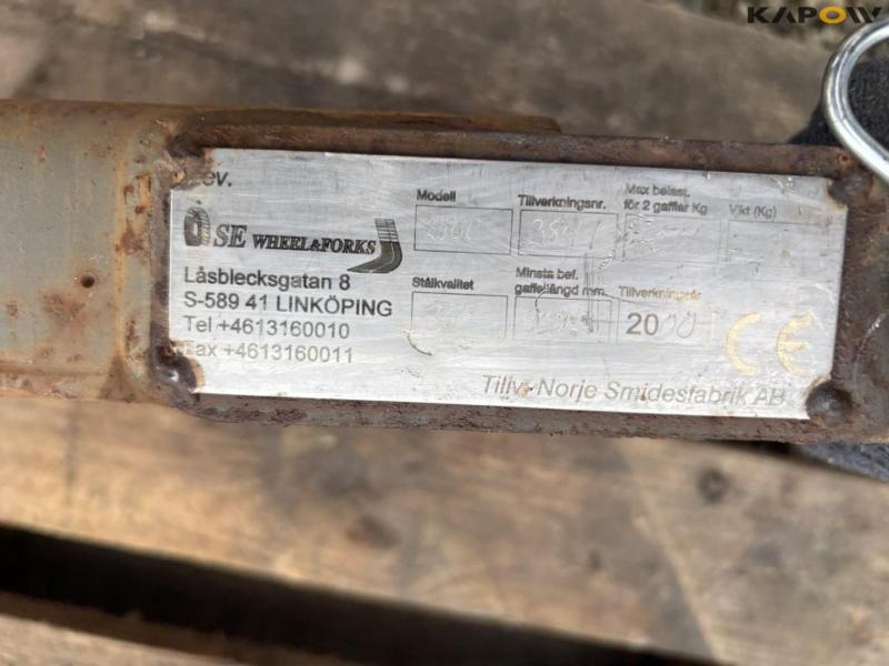 Pallet fork extension 8