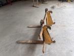 Pallet forks with Hydrema hitch 8