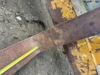 Pallet forks with Hydrema hitch 11