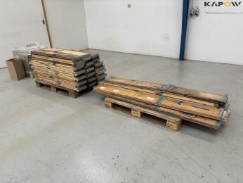 Pallet frames for half and full pallets
