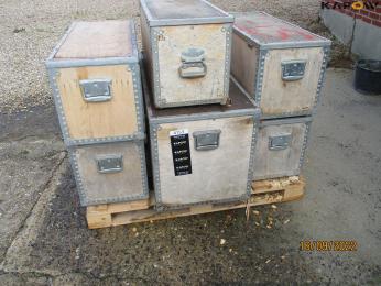 Lot of transport boxes