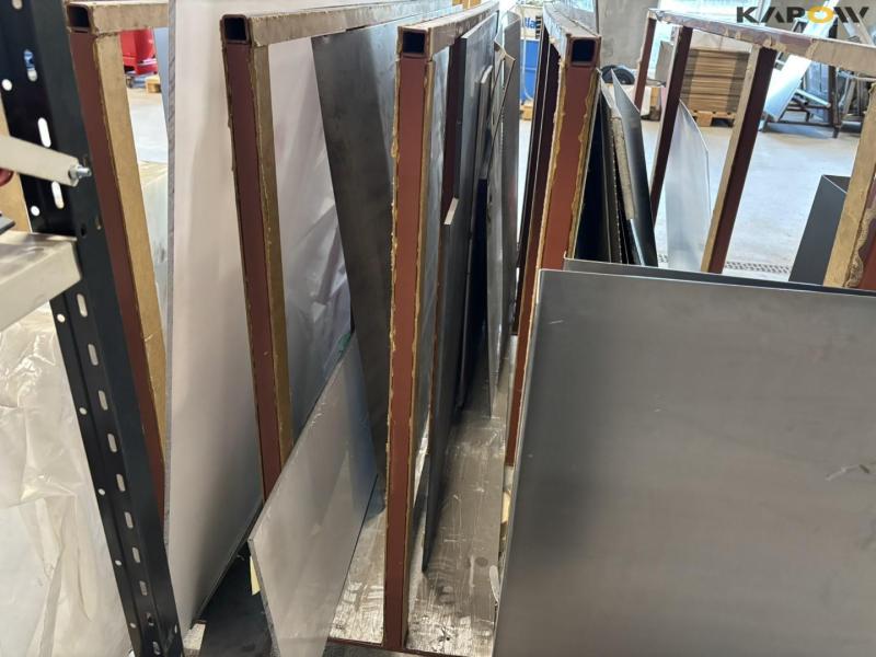 Record rack with contents 23