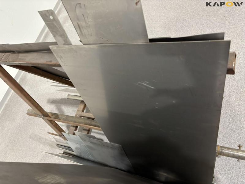 Record rack with contents 14