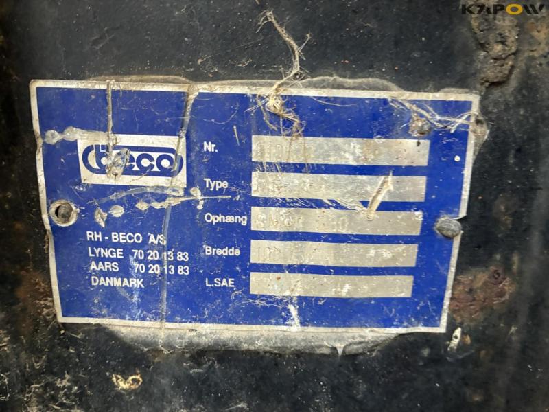 Grader beam 195 for mini excavator 5