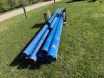 Plastic pipe for field irrigation 140mm 4