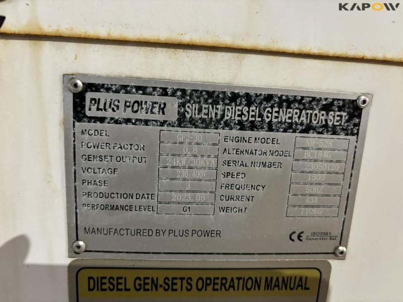 Plus Power GF2-30 generator 16