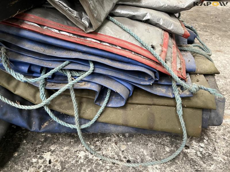 Tarpaulins on pallet 11