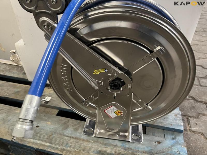 Raash hose reel with tank and handle 10