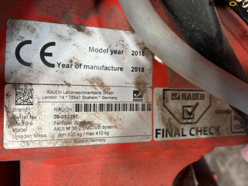 Rauch AXIS M 30.2 EMC fertilizer spreader 22