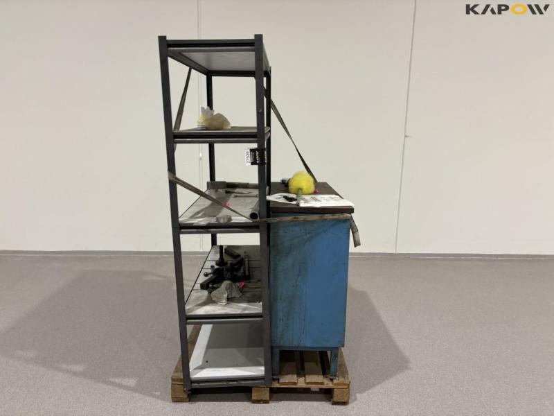 Shelving and workshop table 2