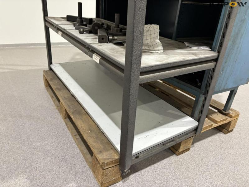 Shelving and workshop table 8